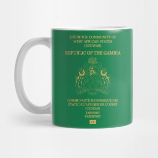 Gambia passport Mug